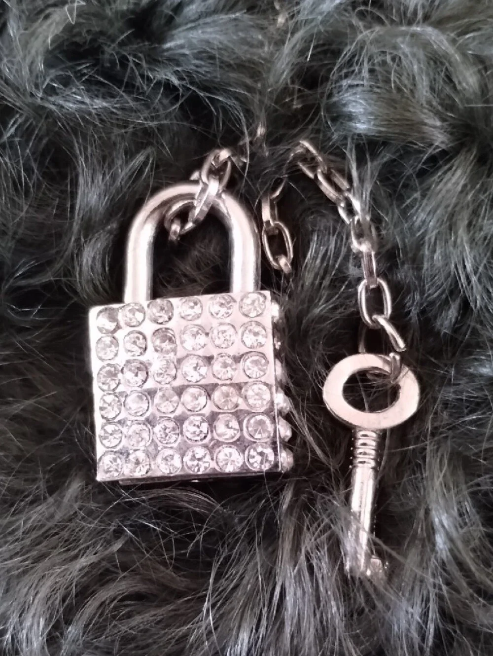 Vieta Dk Green Karankul Fur And Suede Chain Shoulder Bag